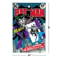 Batman – DC Comics Poster (The Joker’s Back In Town) (Size: 24″ X 36″)