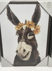 2) Whimsical Animal Prints Donkey & Sheep Hobby Lobby NEW 16 x 12″