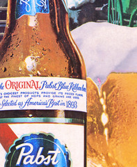 PABST BLUE RIBBON BEER ADVERTISING POSTER