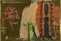 ROBERT RAUSCHENBERG Anny Store 26.5″ x 39″ Offset Lithograph 1991 Pop Art