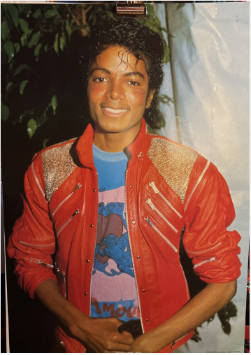 Michael Jackson’s Original Poster 1984 RARE ITEM *Canabas Posters* Billy Jean