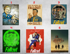Fallout Video Game Wall Collage Poster Prints