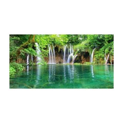 Canvas Painting Waterfall View Landscape Wall Art Nature Lake Posters Prints Art