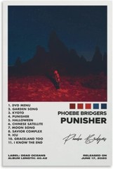Phoebe Bridgers «Punisher» Painting Canvas Living Room Bedroom 18″L x 12″W