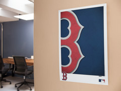 BOSTON RED SOX MLB Baseball Wall Vinyl Decal Poster Print (Removable Adhesive)
