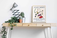 Joan Miro 1973 Exhibition Museum Retro Vintage Wall Art Poster Print