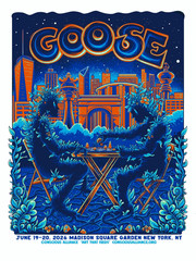 Goose Madison Square Garden 2026 Concert Poster New York