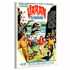 1958 Varan the Unbelievable (JAPANESE) Movie Poster or Canvas Art Print
