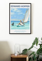 Edward Hopper Exhibition Poster Ground Swell Museum Print Famous American