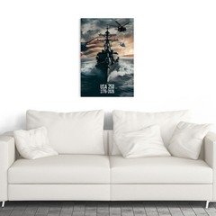 USA 250 1776-2026 Flag – American Navy Tribute 4th of July – POSTER 20″x30″