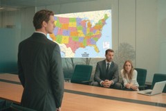 United States Map Atlas USA US Wall Print Poster Mural For Education Classroom