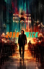 AA2452 John Wick Chapter 4 By Chad Stahelski 2023 Art Movie Poster 11×17