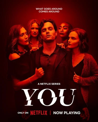 Promo TV Poster Print You Penn Badgley Netflix Thriller Wall Decor Art Love US