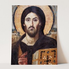 Christ Pantocrator Sinai Jesus Christ Christian Bible God Wall Art Poster Print