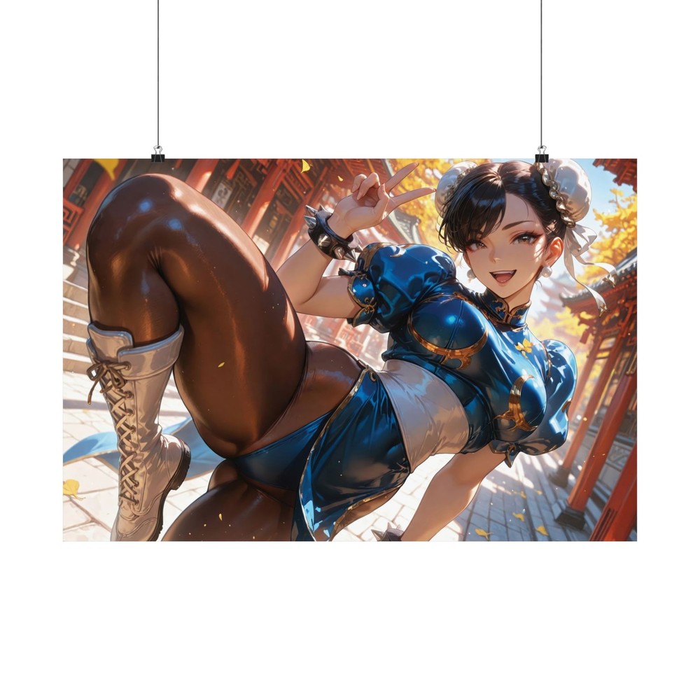 Chun-Li Street Fighter 30″ x 20″ or 18″ x 12″ Anime Poster Wall Art Print