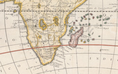 Double Hemispherical World Map 1660