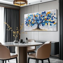 VXMXFTE Wall Art For Living Room Bedroom Wall Decor For Office Dining Room Ab…