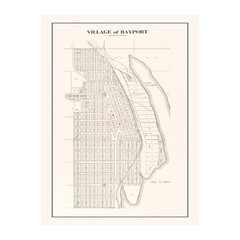 Old Map of Bayport, MN 1938 – Vintage Bayport Minnesota Art