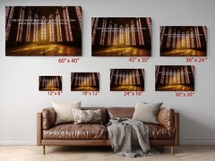 Bible Verse Canvas Matthew 7 7 Christian Scripture Wall Art Faith Poster