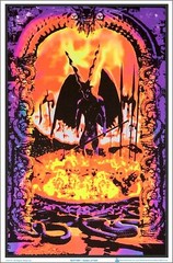 Gates Of Hell Blacklight Poster 23 x 35