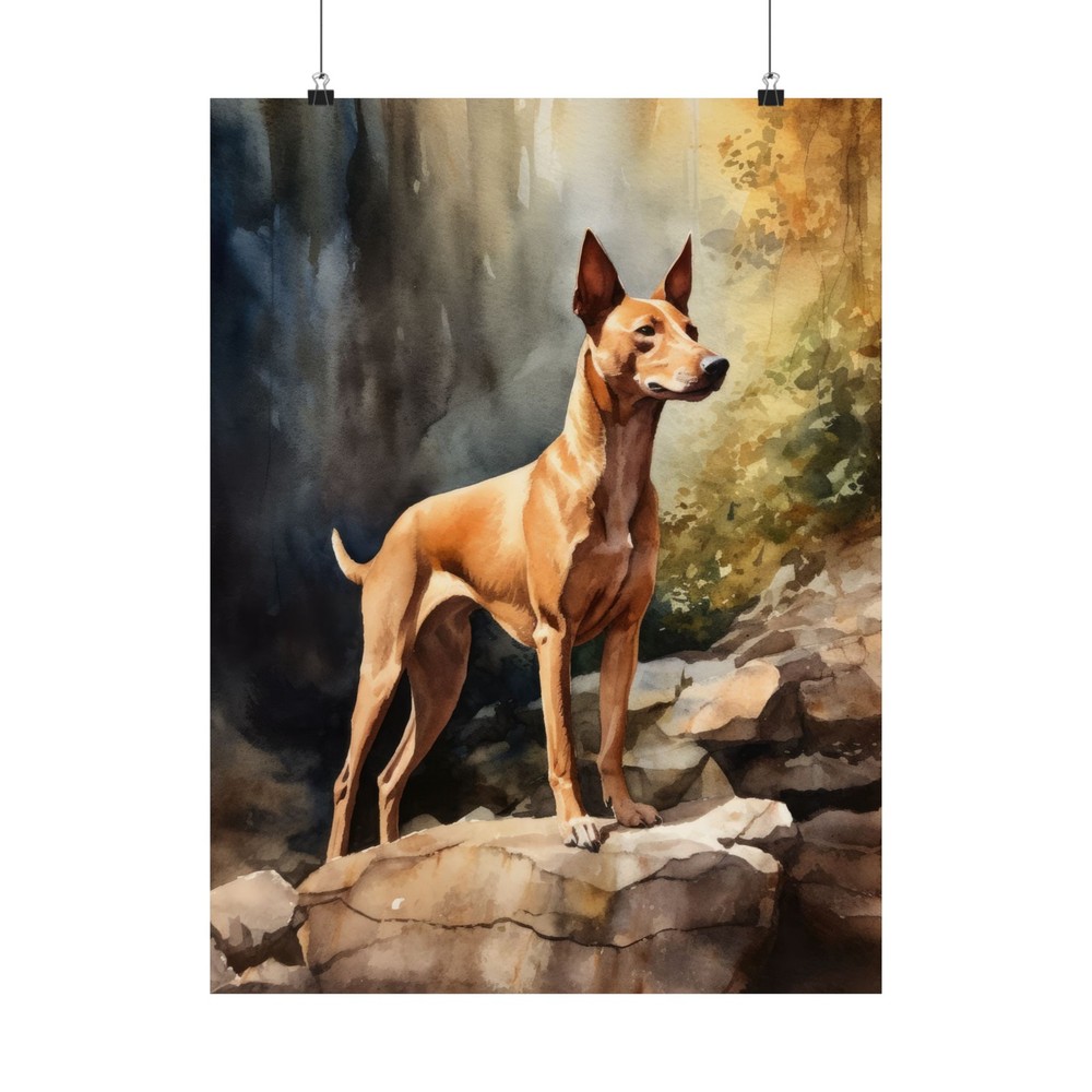 Pharaoh Dog Art Print, Dog Wall Art, Animal Art Print, Animal Art Poster