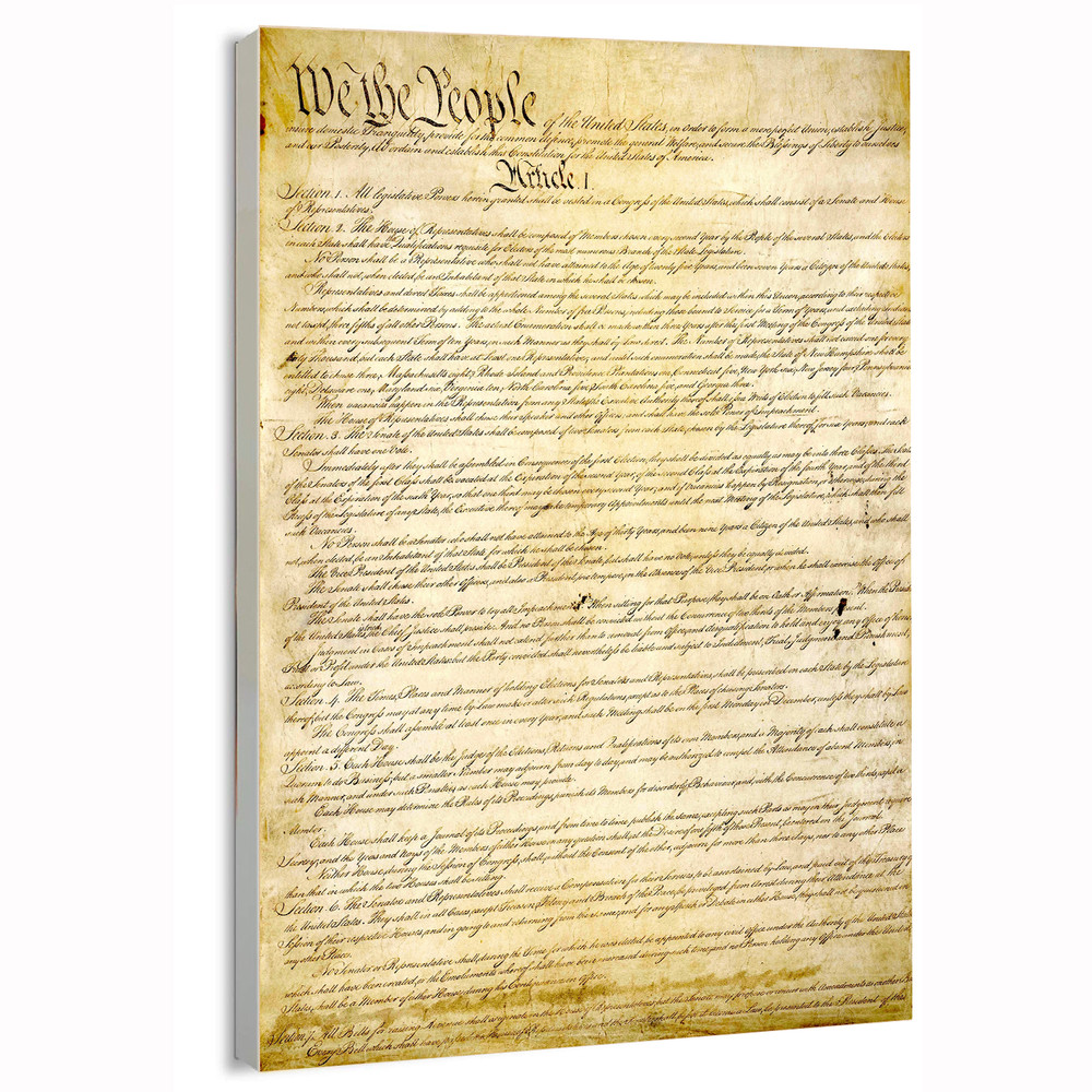 The Constitution of the United States Poster or Canvas Home Decor