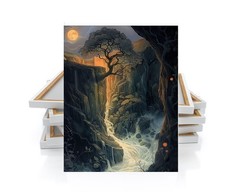 16×20 Canyon Walls Landscape Canvas Print Wall Art