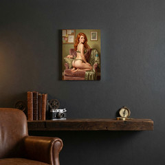 Kim Possible Canvas UV Print 12×16 – Vintage Retro Pin-Up Wall Art Decor