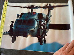 Black Hawk Helicopter CANVAS POSTER 12 x 18 Inches US SELLER