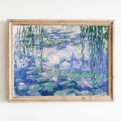 Water Lilies Nympheas (1919) by Claude Monet Impressionism Wall Art Poster Print
