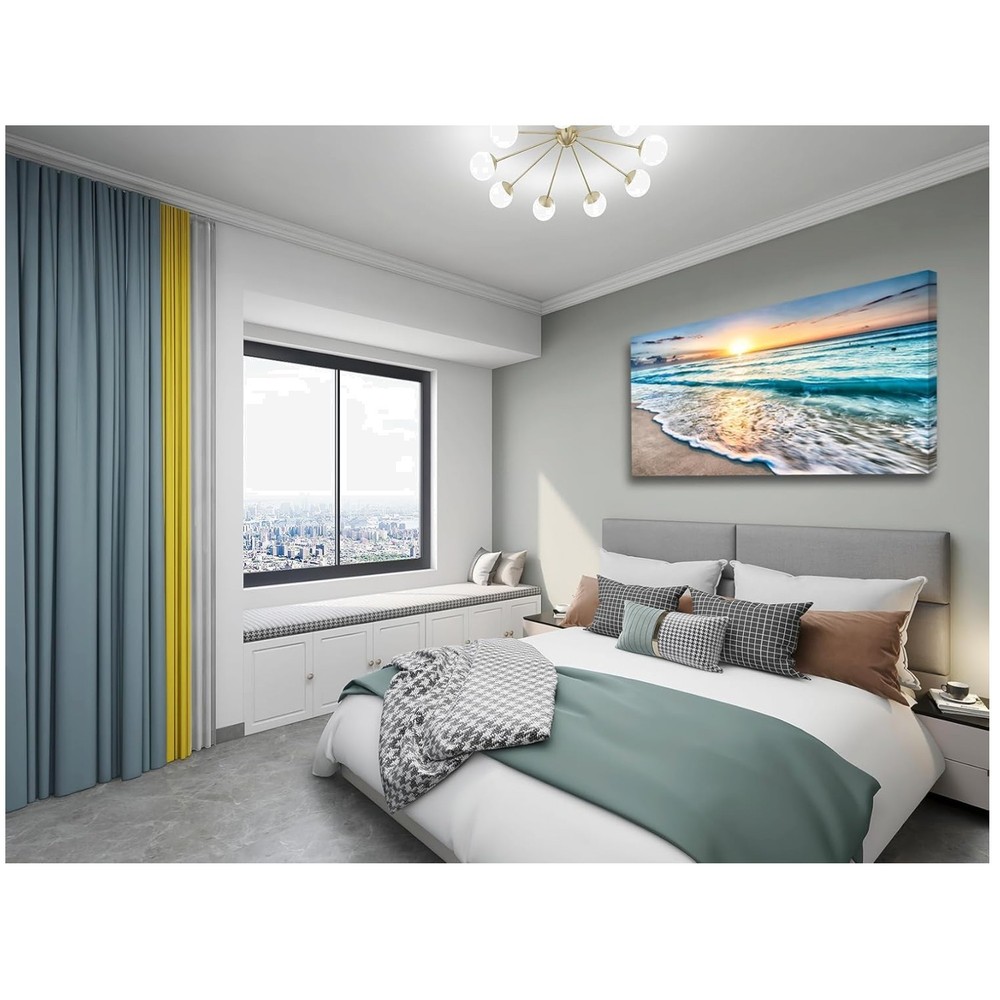 Ocean Waves Nature Pictures for Living Room