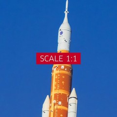 NASA Artemis II Launch Poster – Space Rocket Photo Print (Hi-Res details)