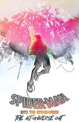 AA4044 Spider Man Into the Spider Verse Film 2018 White Movie Poster 11×17