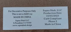 Sapna Shah Framed Wall Art Mushrooms Retro “Gratitude” Home Decor 18’ x 12’