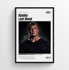 Rambo: Last Blood Movie Poster Print, Wall Art – Unframed