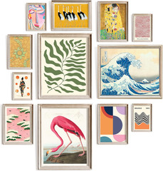 Artsy Eclectic Wall Art – Boho Maximalist, Trendy Gallery Wall Art, Famous Artis