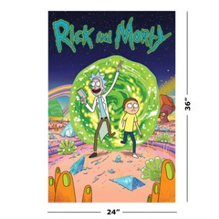 Rick And Morty – TV Show Poster / Print (Portal) (Size: 24″ X 36″)