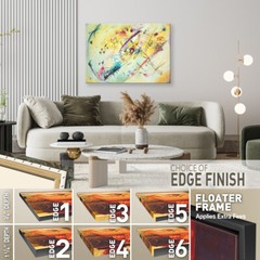 48W»x34H» HELLES BILD by WASSILY KANDINSKY – LIGHT PICTURE ART CHOICES of CANVAS