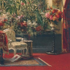 48W»x30H» VERANDA PRINCESSE MATHILDE by CHARLES GIRAUD -PLANTS CHOICES of CANVAS