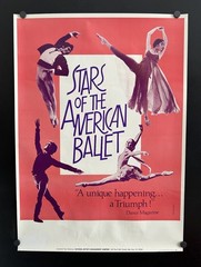 Original / Vintage Stars of the American Ballet Promotional Poster 20×28