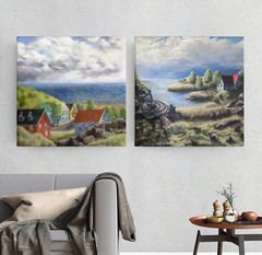 Contemporary Wall Art: Unique Gifts for Housewarming -Modern home Décor Prints
