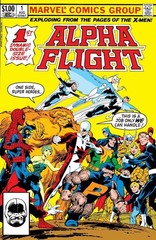 ALPHA FLIGHT #1 COMIC BOOK COVER glossy Poster print 16″x24″ home decor