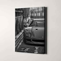 Ferrari F40 Vintage Sports Cars Classic Canvas Print Wall Art