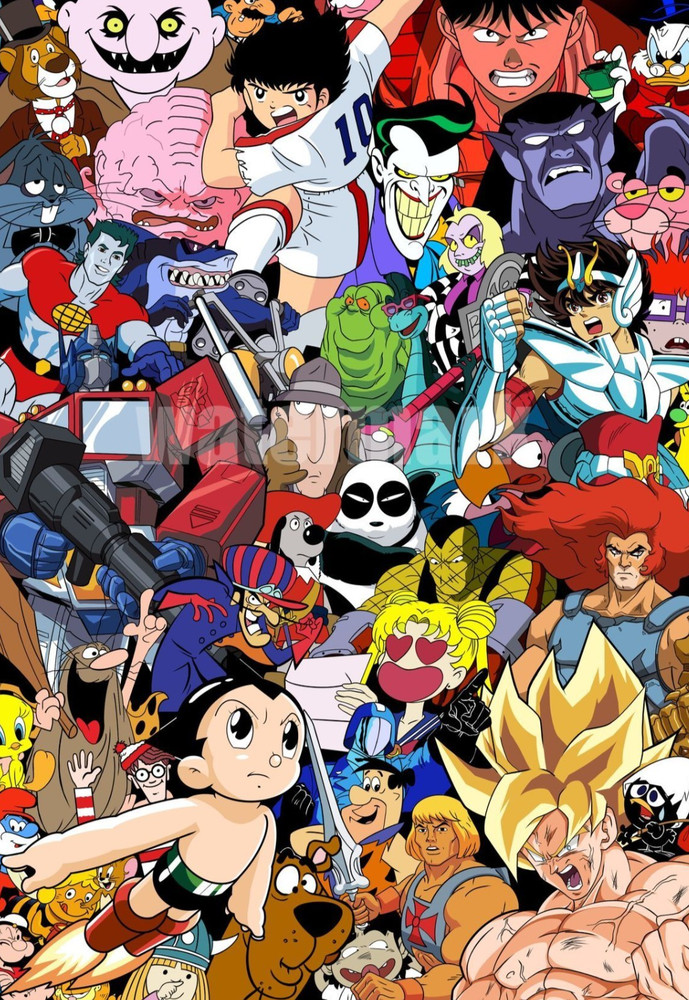 RETRO CARTOON SIZE 13»X19» home decor glossy photo paper premium #4