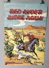 DAISY RED RYDER ADVERTISING POSTER