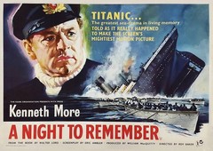 A Night to Remember 1958 30″x40″ UK Quad Size Poster Movie Titanic Kenneth More