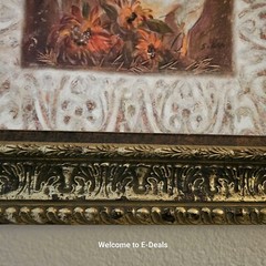 Rustic Country Chicken Canvas Farmhouse Elegant Fine Frame 17 X 17 IN