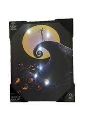 Disney The Nightmare Before Christmas Light Up Wall Art 30th Anniversary. NEW