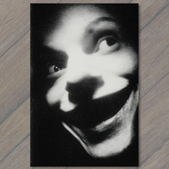Art Print Abstract Black White Face High Contrast Surreal