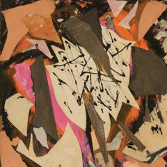 32W»x48H» BALD EAGLE 1955 by LEE KRASNER and JACKSON POLLOCK – CHOICES of CANVAS